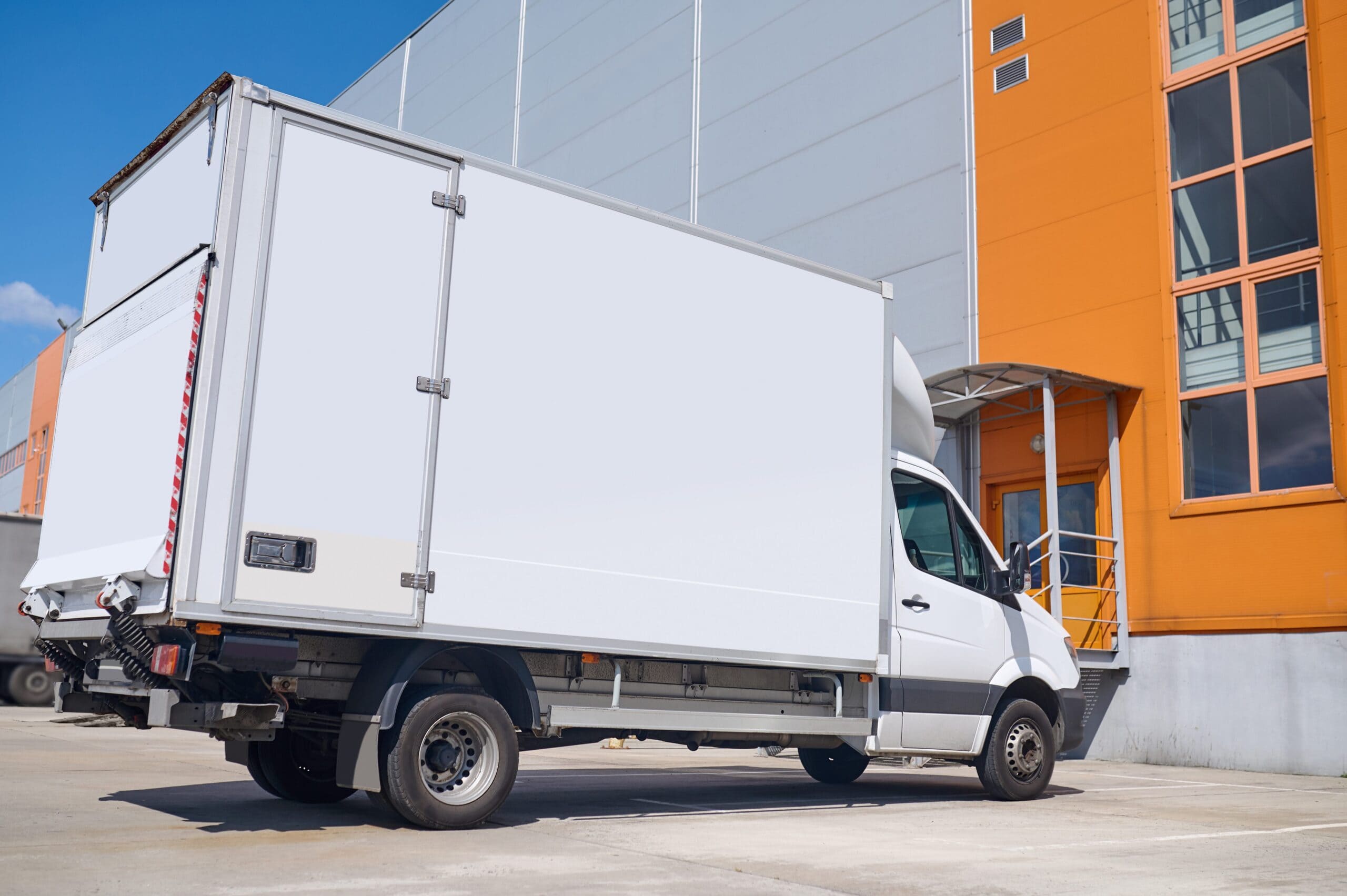 Furniture delivery truck